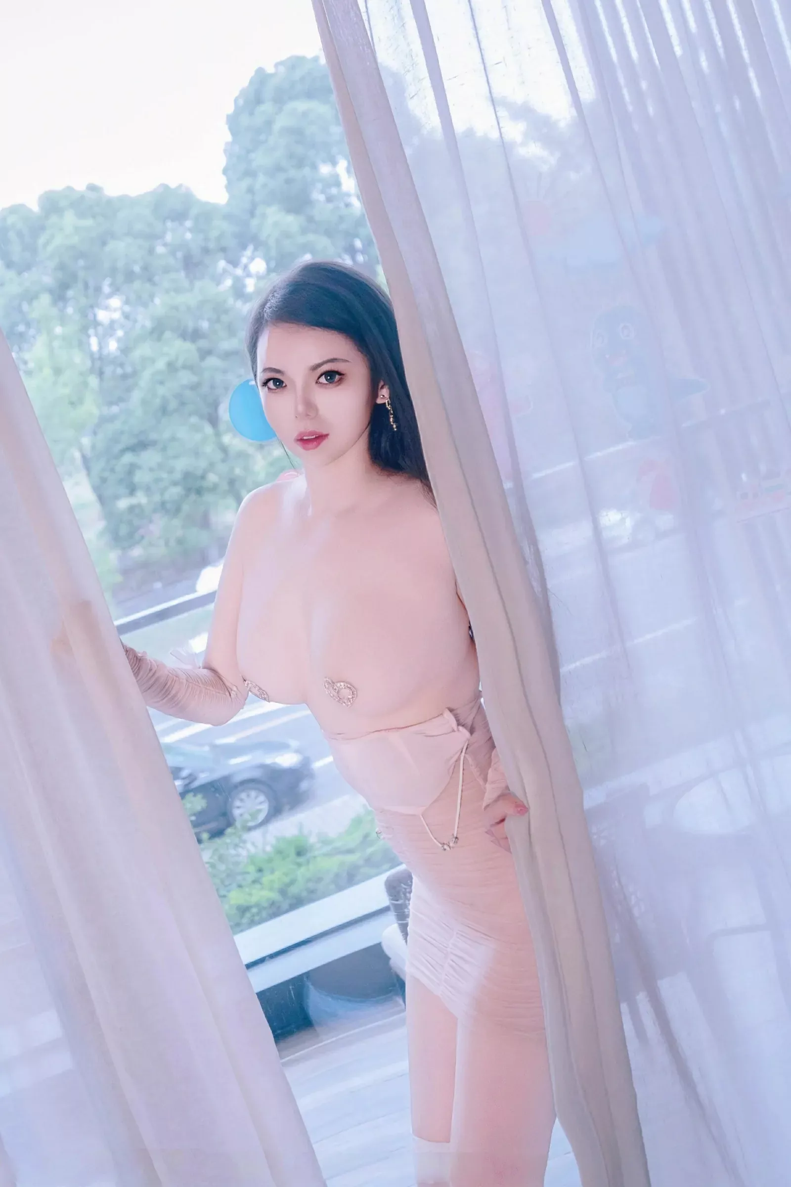 手机壁纸大美妞儿白色丝袜  第59张